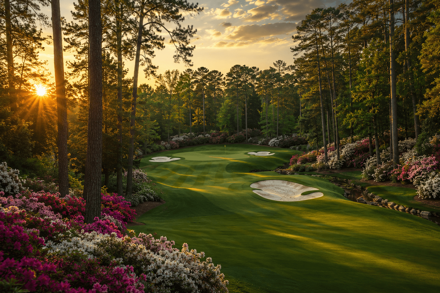 Augusta-style golf course